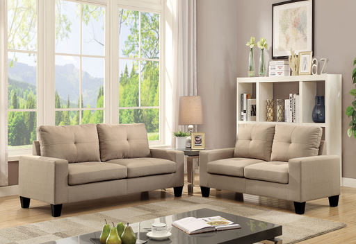 Platinum II Beige Linen Sofa & Loveseat - Premium Living Room Set from ACME East - Just $1164.15! Shop now at Furniture Wholesale Plus  We are the best furniture store in Nashville, Hendersonville, Goodlettsville, Madison, Antioch, Mount Juliet, Lebanon, Gallatin, Springfield, Murfreesboro, Franklin, Brentwood
