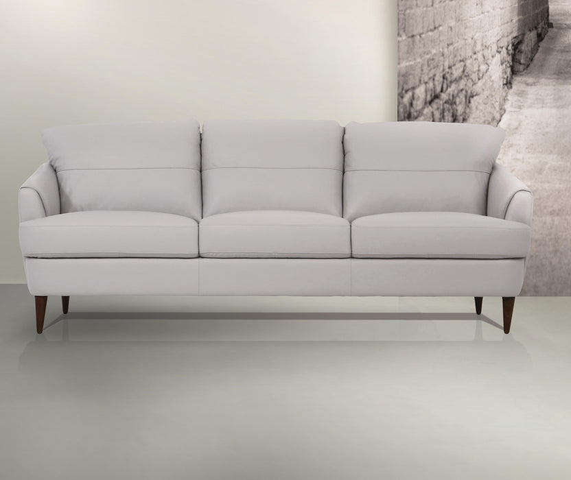 Helena Pearl Gray Leather Sofa - Premium Sofa from ACME East - Just $2850.90! Shop now at Furniture Wholesale Plus  We are the best furniture store in Nashville, Hendersonville, Goodlettsville, Madison, Antioch, Mount Juliet, Lebanon, Gallatin, Springfield, Murfreesboro, Franklin, Brentwood