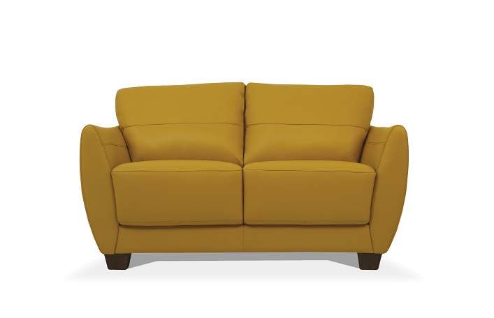 Valeria Mustard Leather Loveseat - Premium Loveseat from ACME East - Just $2404.35! Shop now at Furniture Wholesale Plus  We are the best furniture store in Nashville, Hendersonville, Goodlettsville, Madison, Antioch, Mount Juliet, Lebanon, Gallatin, Springfield, Murfreesboro, Franklin, Brentwood