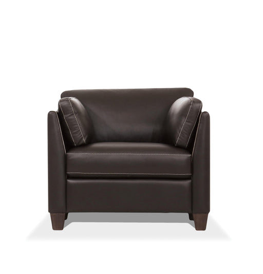 Matias Chocolate Leather Chair - Premium Chair from ACME East - Just $1770.60! Shop now at Furniture Wholesale Plus  We are the best furniture store in Nashville, Hendersonville, Goodlettsville, Madison, Antioch, Mount Juliet, Lebanon, Gallatin, Springfield, Murfreesboro, Franklin, Brentwood