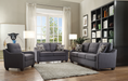 Cleavon II Gray Linen Sofa w/2 Pillows - Premium Sofa from ACME East - Just $624! Shop now at Furniture Wholesale Plus  We are the best furniture store in Nashville, Hendersonville, Goodlettsville, Madison, Antioch, Mount Juliet, Lebanon, Gallatin, Springfield, Murfreesboro, Franklin, Brentwood