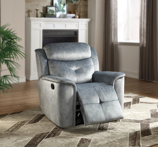 Mariana Silver Blue Fabric Recliner - Premium Recliner from ACME East - Just $819! Shop now at Furniture Wholesale Plus  We are the best furniture store in Nashville, Hendersonville, Goodlettsville, Madison, Antioch, Mount Juliet, Lebanon, Gallatin, Springfield, Murfreesboro, Franklin, Brentwood