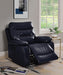 Aashi Navy Leather-Gel Match Recliner (Motion) - Premium Recliner from ACME East - Just $670.80! Shop now at Furniture Wholesale Plus  We are the best furniture store in Nashville, Hendersonville, Goodlettsville, Madison, Antioch, Mount Juliet, Lebanon, Gallatin, Springfield, Murfreesboro, Franklin, Brentwood