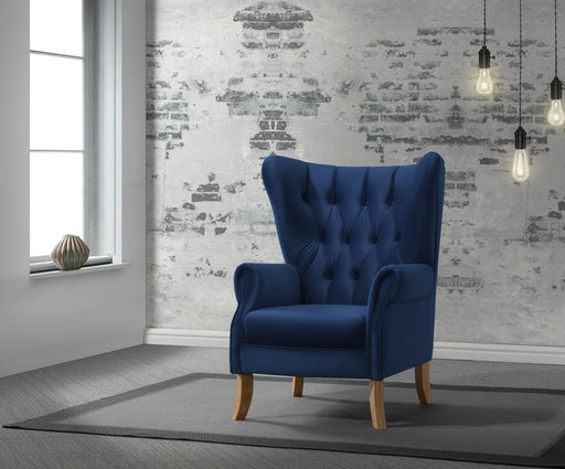 Adonis Navy Blue Velvet Accent Chair - Premium Chair from ACME East - Just $1004.25! Shop now at Furniture Wholesale Plus  We are the best furniture store in Nashville, Hendersonville, Goodlettsville, Madison, Antioch, Mount Juliet, Lebanon, Gallatin, Springfield, Murfreesboro, Franklin, Brentwood