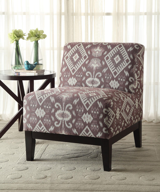 Hinte Pattern Fabric Accent Chair - Premium Chair from ACME East - Just $368.55! Shop now at Furniture Wholesale Plus  We are the best furniture store in Nashville, Hendersonville, Goodlettsville, Madison, Antioch, Mount Juliet, Lebanon, Gallatin, Springfield, Murfreesboro, Franklin, Brentwood