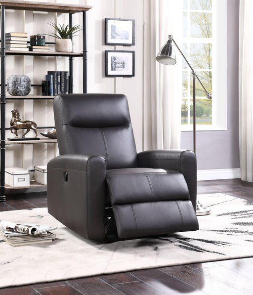 Blane Brown Top Grain Leather Match Recliner (Power Motion) - Premium Recliner from ACME East - Just $778.05! Shop now at Furniture Wholesale Plus  We are the best furniture store in Nashville, Hendersonville, Goodlettsville, Madison, Antioch, Mount Juliet, Lebanon, Gallatin, Springfield, Murfreesboro, Franklin, Brentwood
