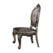 Versailles Silver PU & Antique Platinum Side Chair - Premium Dining Chair from ACME East - Just $1095.90! Shop now at Furniture Wholesale Plus  We are the best furniture store in Nashville, Hendersonville, Goodlettsville, Madison, Antioch, Mount Juliet, Lebanon, Gallatin, Springfield, Murfreesboro, Franklin, Brentwood
