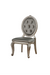 Northville PU & Antique Silver Side Chair - Premium Dining Chair from ACME East - Just $791.70! Shop now at Furniture Wholesale Plus  We are the best furniture store in Nashville, Hendersonville, Goodlettsville, Madison, Antioch, Mount Juliet, Lebanon, Gallatin, Springfield, Murfreesboro, Franklin, Brentwood