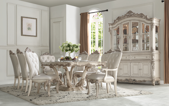Gorsedd Antique White Dining Table - Premium Dining Table from ACME East - Just $1768.65! Shop now at Furniture Wholesale Plus  We are the best furniture store in Nashville, Hendersonville, Goodlettsville, Madison, Antioch, Mount Juliet, Lebanon, Gallatin, Springfield, Murfreesboro, Franklin, Brentwood