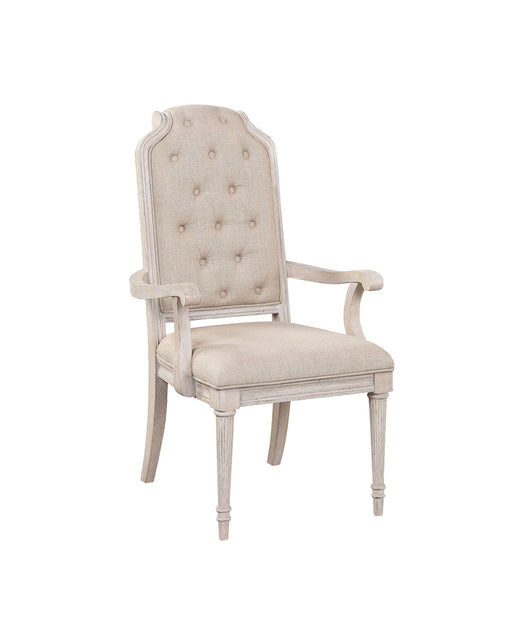 Wynsor Fabric & Antique Champagne Arm Chair - Premium Dining Chair from ACME East - Just $659.10! Shop now at Furniture Wholesale Plus  We are the best furniture store in Nashville, Hendersonville, Goodlettsville, Madison, Antioch, Mount Juliet, Lebanon, Gallatin, Springfield, Murfreesboro, Franklin, Brentwood