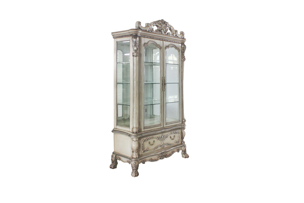 Dresden Vintage Bone White Curio Cabinet - Premium Curio from ACME East - Just $2778.75! Shop now at Furniture Wholesale Plus  We are the best furniture store in Nashville, Hendersonville, Goodlettsville, Madison, Antioch, Mount Juliet, Lebanon, Gallatin, Springfield, Murfreesboro, Franklin, Brentwood