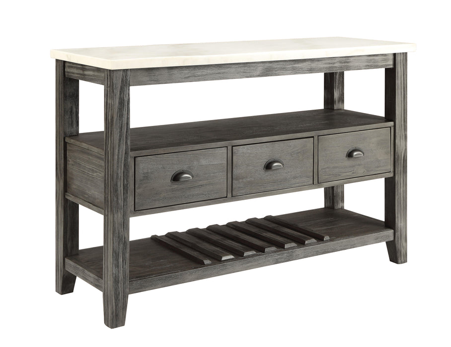 Merel White Marble & Gray Oak Server - Premium Server from ACME East - Just $856.05! Shop now at Furniture Wholesale Plus  We are the best furniture store in Nashville, Hendersonville, Goodlettsville, Madison, Antioch, Mount Juliet, Lebanon, Gallatin, Springfield, Murfreesboro, Franklin, Brentwood