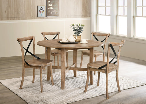 Kendric Rustic Oak Dining Table - Premium Dining Table from ACME East - Just $434.85! Shop now at Furniture Wholesale Plus  We are the best furniture store in Nashville, Hendersonville, Goodlettsville, Madison, Antioch, Mount Juliet, Lebanon, Gallatin, Springfield, Murfreesboro, Franklin, Brentwood