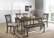 Claudia II Weathered Gray Dining Table - Premium Dining Table from ACME East - Just $429! Shop now at Furniture Wholesale Plus  We are the best furniture store in Nashville, Hendersonville, Goodlettsville, Madison, Antioch, Mount Juliet, Lebanon, Gallatin, Springfield, Murfreesboro, Franklin, Brentwood