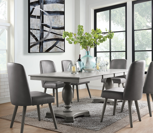 Waylon Gray Oak Dining Table - Premium Dining Table from ACME East - Just $551.85! Shop now at Furniture Wholesale Plus  We are the best furniture store in Nashville, Hendersonville, Goodlettsville, Madison, Antioch, Mount Juliet, Lebanon, Gallatin, Springfield, Murfreesboro, Franklin, Brentwood