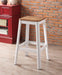 Jacotte Natural & White Bar Stool (1Pc) - Premium Barstool from ACME East - Just $130.65! Shop now at Furniture Wholesale Plus  We are the best furniture store in Nashville, Hendersonville, Goodlettsville, Madison, Antioch, Mount Juliet, Lebanon, Gallatin, Springfield, Murfreesboro, Franklin, Brentwood