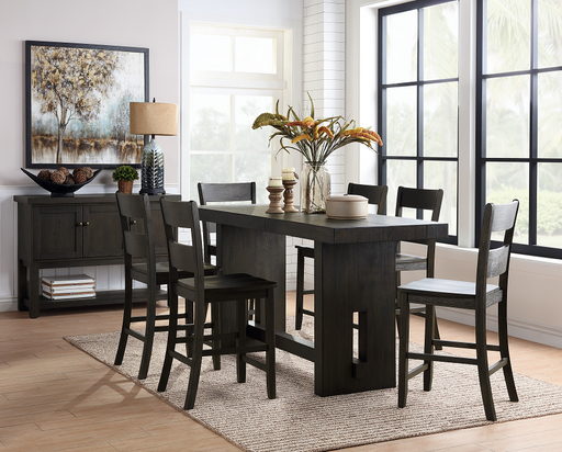 Haddie Distressed Walnut Counter Height Table - Premium Dining Table from ACME East - Just $797.55! Shop now at Furniture Wholesale Plus  We are the best furniture store in Nashville, Hendersonville, Goodlettsville, Madison, Antioch, Mount Juliet, Lebanon, Gallatin, Springfield, Murfreesboro, Franklin, Brentwood