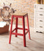 Jacotte Natural & Red Bar Stool (1Pc) - Premium Barstool from ACME East - Just $130.65! Shop now at Furniture Wholesale Plus  We are the best furniture store in Nashville, Hendersonville, Goodlettsville, Madison, Antioch, Mount Juliet, Lebanon, Gallatin, Springfield, Murfreesboro, Franklin, Brentwood