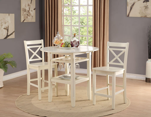 Tartys Cream Counter Height Table - Premium Dining Table from ACME East - Just $388.05! Shop now at Furniture Wholesale Plus  We are the best furniture store in Nashville, Hendersonville, Goodlettsville, Madison, Antioch, Mount Juliet, Lebanon, Gallatin, Springfield, Murfreesboro, Franklin, Brentwood