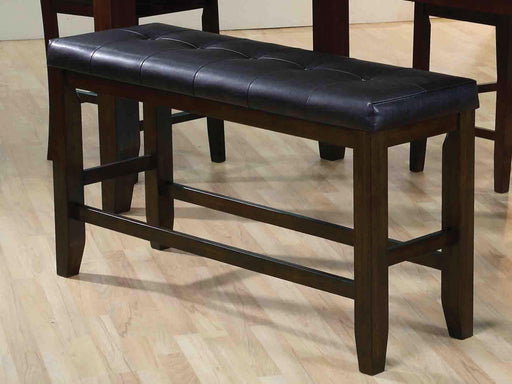 Urbana Black PU & Espresso Counter Height Bench - Premium Bench from ACME East - Just $198.90! Shop now at Furniture Wholesale Plus  We are the best furniture store in Nashville, Hendersonville, Goodlettsville, Madison, Antioch, Mount Juliet, Lebanon, Gallatin, Springfield, Murfreesboro, Franklin, Brentwood