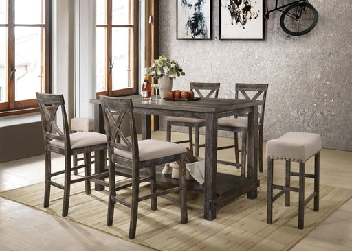 Martha II Weathered Gray Counter Height Table - Premium Dining Table from ACME East - Just $526.50! Shop now at Furniture Wholesale Plus  We are the best furniture store in Nashville, Hendersonville, Goodlettsville, Madison, Antioch, Mount Juliet, Lebanon, Gallatin, Springfield, Murfreesboro, Franklin, Brentwood