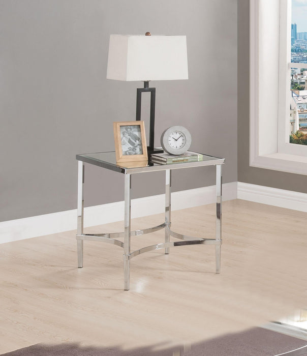 Petunia Chrome & Mirror End Table - Premium End Table from ACME East - Just $284.70! Shop now at Furniture Wholesale Plus  We are the best furniture store in Nashville, Hendersonville, Goodlettsville, Madison, Antioch, Mount Juliet, Lebanon, Gallatin, Springfield, Murfreesboro, Franklin, Brentwood