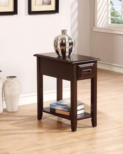 Flin Dark Cherry Side Table - Premium Side Table from ACME East - Just $177.45! Shop now at Furniture Wholesale Plus  We are the best furniture store in Nashville, Hendersonville, Goodlettsville, Madison, Antioch, Mount Juliet, Lebanon, Gallatin, Springfield, Murfreesboro, Franklin, Brentwood