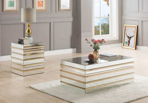 Osma Mirrored & Gold Coffee Table - Premium Coffee Table from ACME East - Just $953.55! Shop now at Furniture Wholesale Plus  We are the best furniture store in Nashville, Hendersonville, Goodlettsville, Madison, Antioch, Mount Juliet, Lebanon, Gallatin, Springfield, Murfreesboro, Franklin, Brentwood