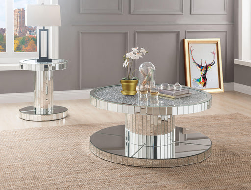 Ornat Mirrored & Faux Stones Coffee Table - Premium Coffee Table from ACME East - Just $1304.55! Shop now at Furniture Wholesale Plus  We are the best furniture store in Nashville, Hendersonville, Goodlettsville, Madison, Antioch, Mount Juliet, Lebanon, Gallatin, Springfield, Murfreesboro, Franklin, Brentwood