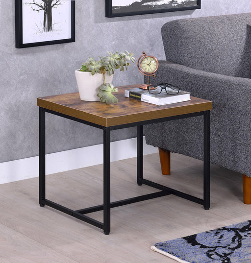 Bob Weathered Oak & Black End Table - Premium End Table from ACME East - Just $138.45! Shop now at Furniture Wholesale Plus  We are the best furniture store in Nashville, Hendersonville, Goodlettsville, Madison, Antioch, Mount Juliet, Lebanon, Gallatin, Springfield, Murfreesboro, Franklin, Brentwood