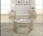 Oaklie Champagne & Clear Glass Coffee Table - Premium Coffee Table from ACME East - Just $232.05! Shop now at Furniture Wholesale Plus  We are the best furniture store in Nashville, Hendersonville, Goodlettsville, Madison, Antioch, Mount Juliet, Lebanon, Gallatin, Springfield, Murfreesboro, Franklin, Brentwood