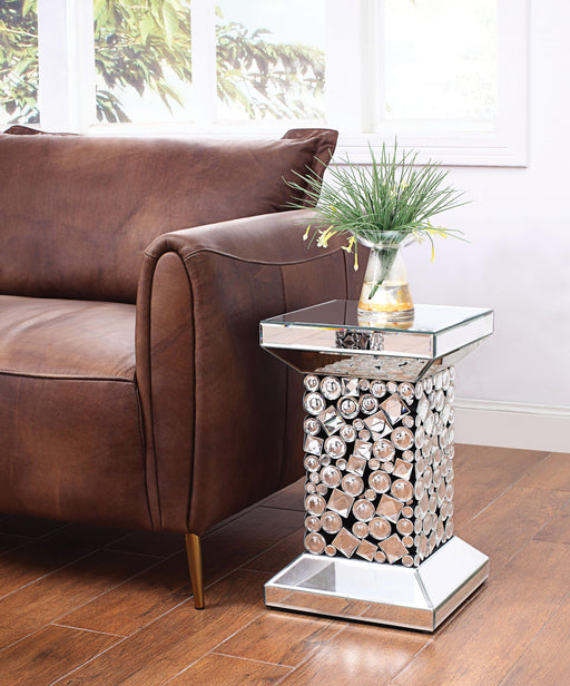 Kachina Mirrored & Faux Gems End Table - Premium End Table from ACME East - Just $329.55! Shop now at Furniture Wholesale Plus  We are the best furniture store in Nashville, Hendersonville, Goodlettsville, Madison, Antioch, Mount Juliet, Lebanon, Gallatin, Springfield, Murfreesboro, Franklin, Brentwood