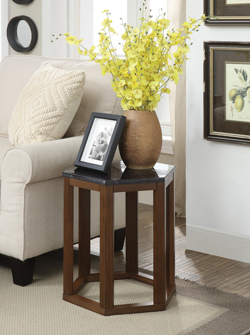 Reon Marble & Walnut End Table (2Pc Pk) - Premium End Table Set from ACME East - Just $345.15! Shop now at Furniture Wholesale Plus  We are the best furniture store in Nashville, Hendersonville, Goodlettsville, Madison, Antioch, Mount Juliet, Lebanon, Gallatin, Springfield, Murfreesboro, Franklin, Brentwood