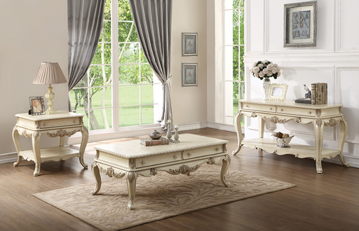 Ragenardus Antique White Coffee Table - Premium Coffee Table from ACME East - Just $778.05! Shop now at Furniture Wholesale Plus  We are the best furniture store in Nashville, Hendersonville, Goodlettsville, Madison, Antioch, Mount Juliet, Lebanon, Gallatin, Springfield, Murfreesboro, Franklin, Brentwood