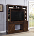 Aksel Walnut Entertainment Center w/Fireplace - Premium Entertainment Center from ACME East - Just $2084.55! Shop now at Furniture Wholesale Plus  We are the best furniture store in Nashville, Hendersonville, Goodlettsville, Madison, Antioch, Mount Juliet, Lebanon, Gallatin, Springfield, Murfreesboro, Franklin, Brentwood