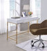 Ottey White High Gloss & Gold Desk - Premium Desk from ACME East - Just $378.30! Shop now at Furniture Wholesale Plus  We are the best furniture store in Nashville, Hendersonville, Goodlettsville, Madison, Antioch, Mount Juliet, Lebanon, Gallatin, Springfield, Murfreesboro, Franklin, Brentwood