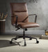 Indra Vintage Chocolate Top Grain Leather Office Chair - Premium Office Chair from ACME East - Just $819! Shop now at Furniture Wholesale Plus  We are the best furniture store in Nashville, Hendersonville, Goodlettsville, Madison, Antioch, Mount Juliet, Lebanon, Gallatin, Springfield, Murfreesboro, Franklin, Brentwood