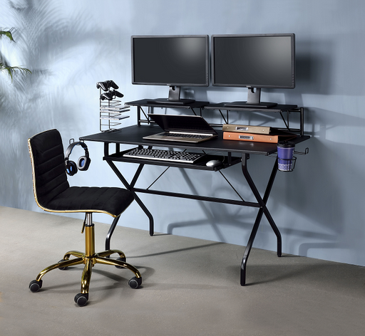 Hartman Black Computer Desk - Premium Desk from ACME East - Just $257.40! Shop now at Furniture Wholesale Plus  We are the best furniture store in Nashville, Hendersonville, Goodlettsville, Madison, Antioch, Mount Juliet, Lebanon, Gallatin, Springfield, Murfreesboro, Franklin, Brentwood