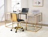 Huyana Clear Glass & Gold Desk - Premium Desk from ACME East - Just $1093.95! Shop now at Furniture Wholesale Plus  We are the best furniture store in Nashville, Hendersonville, Goodlettsville, Madison, Antioch, Mount Juliet, Lebanon, Gallatin, Springfield, Murfreesboro, Franklin, Brentwood