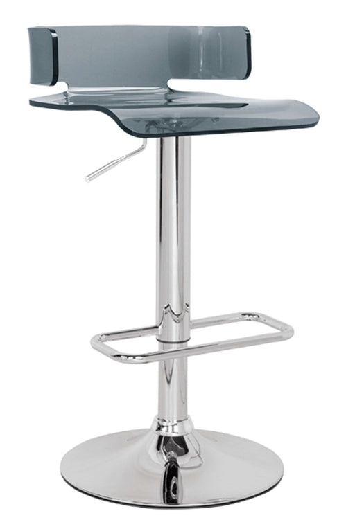 Rania Gray & Chrome Adjustable Stool (1Pc) - Premium Barstool from ACME East - Just $159.90! Shop now at Furniture Wholesale Plus  We are the best furniture store in Nashville, Hendersonville, Goodlettsville, Madison, Antioch, Mount Juliet, Lebanon, Gallatin, Springfield, Murfreesboro, Franklin, Brentwood