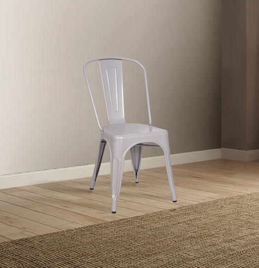 Jakia Silver Side Chair - Premium Dining Chair from ACME East - Just $310.05! Shop now at Furniture Wholesale Plus  We are the best furniture store in Nashville, Hendersonville, Goodlettsville, Madison, Antioch, Mount Juliet, Lebanon, Gallatin, Springfield, Murfreesboro, Franklin, Brentwood