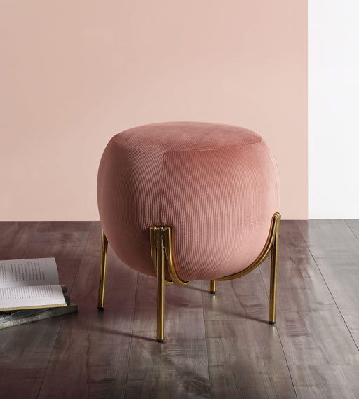 Spraxis Dusty Rose Corduroy Ottoman - Premium Ottoman from ACME East - Just $173.55! Shop now at Furniture Wholesale Plus  We are the best furniture store in Nashville, Hendersonville, Goodlettsville, Madison, Antioch, Mount Juliet, Lebanon, Gallatin, Springfield, Murfreesboro, Franklin, Brentwood