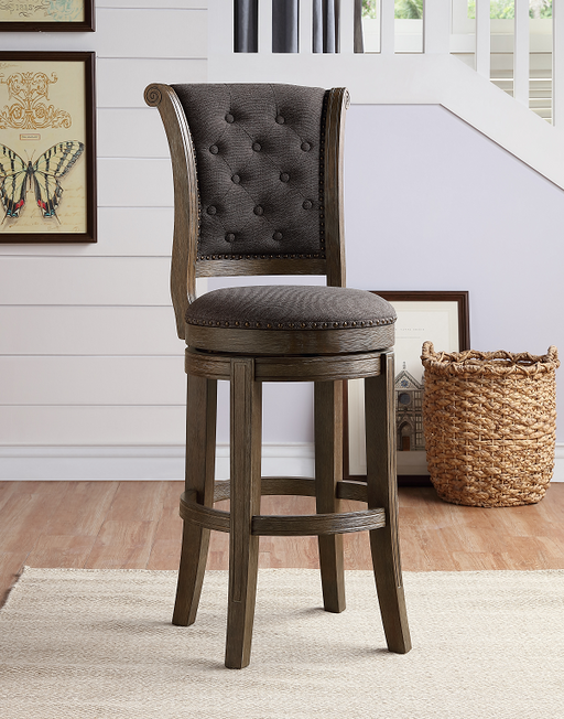 Glison Charcoal Fabric & Walnut Counter Height Chair (1Pc) - Premium Dining Chair from ACME East - Just $575.25! Shop now at Furniture Wholesale Plus  We are the best furniture store in Nashville, Hendersonville, Goodlettsville, Madison, Antioch, Mount Juliet, Lebanon, Gallatin, Springfield, Murfreesboro, Franklin, Brentwood