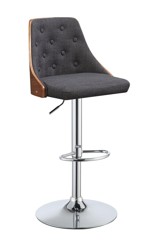 Camila Linen & Walnut Adjustable Stool (1Pc) - Premium Barstool from ACME East - Just $212.55! Shop now at Furniture Wholesale Plus  We are the best furniture store in Nashville, Hendersonville, Goodlettsville, Madison, Antioch, Mount Juliet, Lebanon, Gallatin, Springfield, Murfreesboro, Franklin, Brentwood