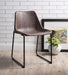 Valgus Vintage Mocha & Black Side Chair - Premium Dining Chair from ACME East - Just $395.85! Shop now at Furniture Wholesale Plus  We are the best furniture store in Nashville, Hendersonville, Goodlettsville, Madison, Antioch, Mount Juliet, Lebanon, Gallatin, Springfield, Murfreesboro, Franklin, Brentwood