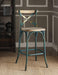 Zaire Antique Turquoise & Antique Oak Bar Chair (1Pc) - Premium Dining Chair from ACME East - Just $193.05! Shop now at Furniture Wholesale Plus  We are the best furniture store in Nashville, Hendersonville, Goodlettsville, Madison, Antioch, Mount Juliet, Lebanon, Gallatin, Springfield, Murfreesboro, Franklin, Brentwood