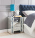 Sonia Mirrored & Faux Agate Accent Table - Premium Nightstand from ACME East - Just $388.05! Shop now at Furniture Wholesale Plus  We are the best furniture store in Nashville, Hendersonville, Goodlettsville, Madison, Antioch, Mount Juliet, Lebanon, Gallatin, Springfield, Murfreesboro, Franklin, Brentwood