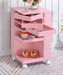 Nariah Pink Storage Cart - Premium Cart from ACME East - Just $273! Shop now at Furniture Wholesale Plus  We are the best furniture store in Nashville, Hendersonville, Goodlettsville, Madison, Antioch, Mount Juliet, Lebanon, Gallatin, Springfield, Murfreesboro, Franklin, Brentwood
