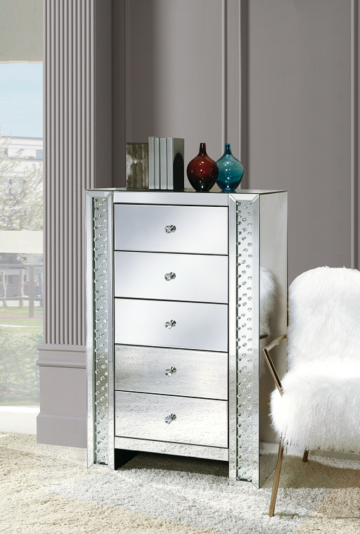 Nysa Mirrored & Faux Crystals Chest - Premium Chest from ACME East - Just $1285.05! Shop now at Furniture Wholesale Plus  We are the best furniture store in Nashville, Hendersonville, Goodlettsville, Madison, Antioch, Mount Juliet, Lebanon, Gallatin, Springfield, Murfreesboro, Franklin, Brentwood