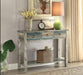 Glancio Antique White & Teal Console Table - Premium Console Table from ACME East - Just $438.75! Shop now at Furniture Wholesale Plus  We are the best furniture store in Nashville, Hendersonville, Goodlettsville, Madison, Antioch, Mount Juliet, Lebanon, Gallatin, Springfield, Murfreesboro, Franklin, Brentwood